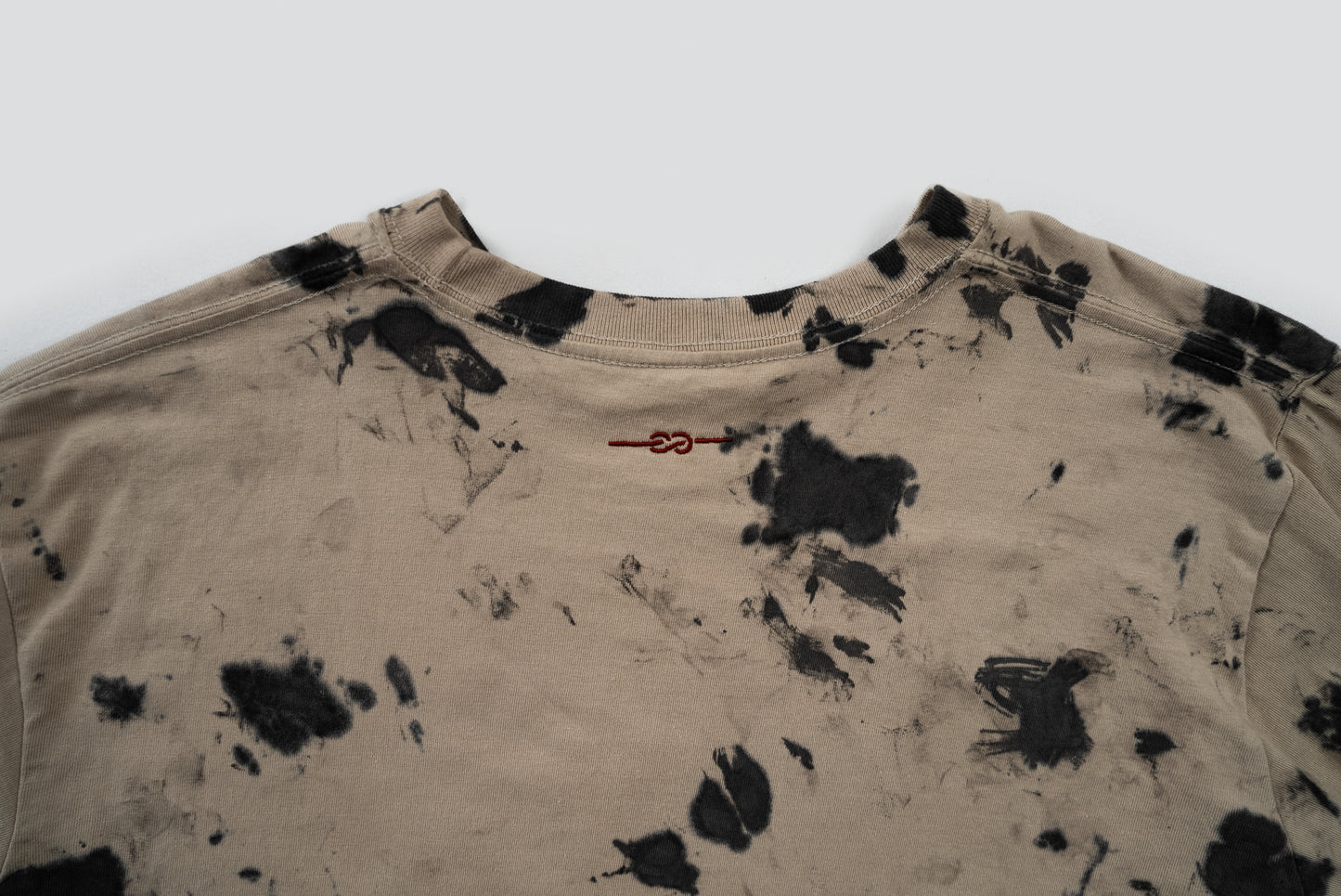 L/S T-shirt / CHARCOAL TIE-DYE