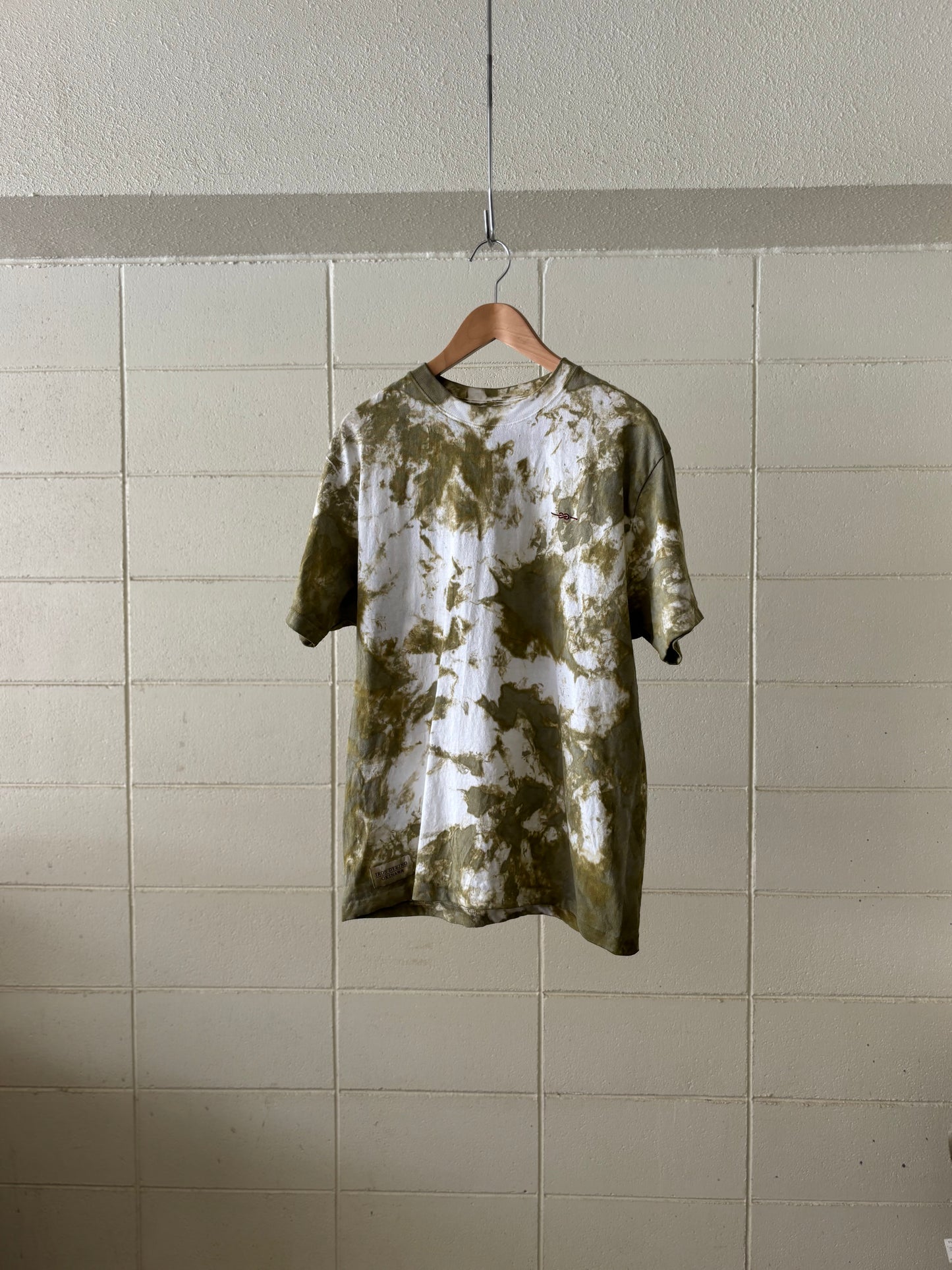 S/S T-shirt /  GRASS GREEN TIE-DYE
