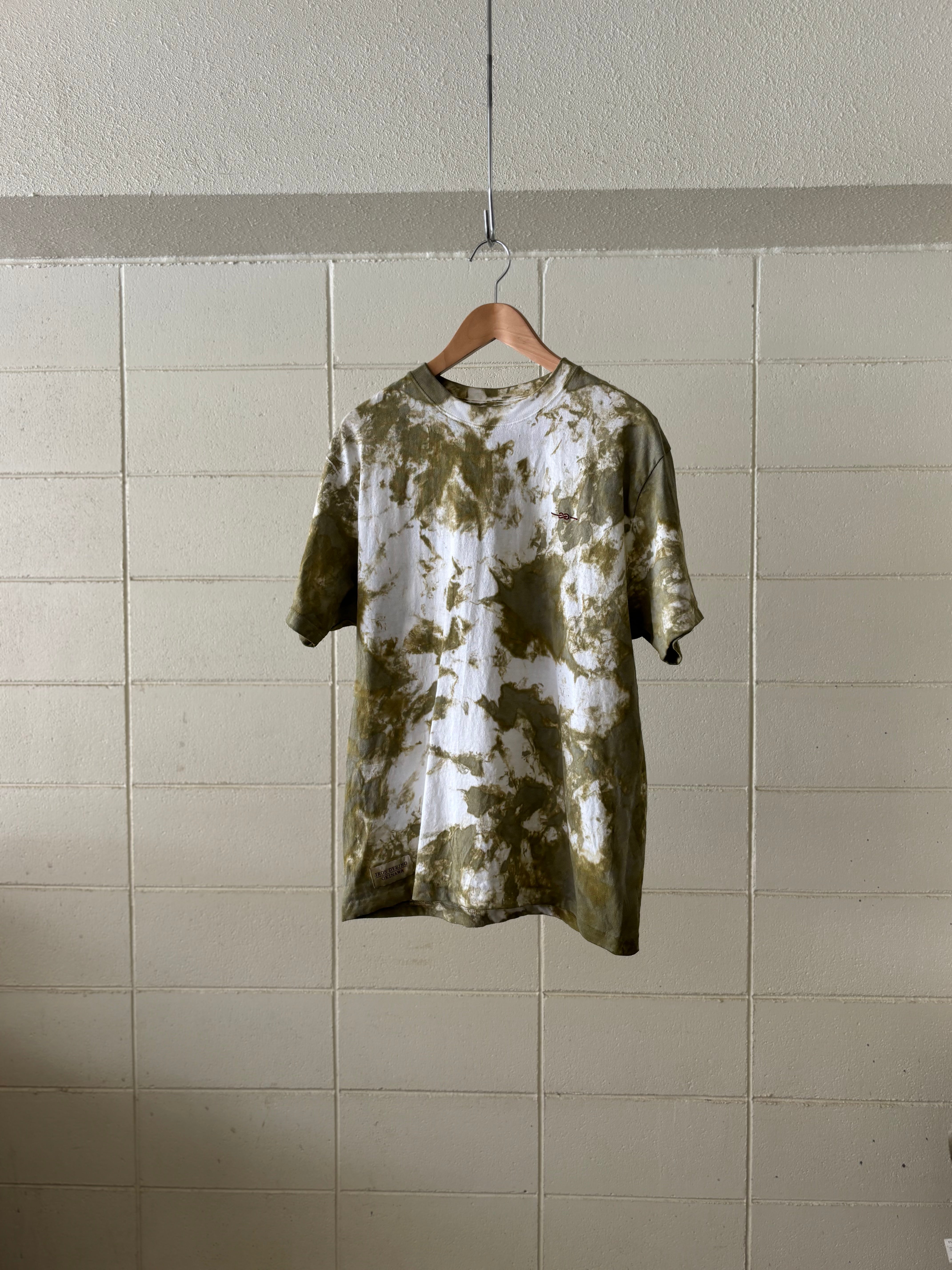 S/S T-shirt /  GRASS GREEN TIE-DYE