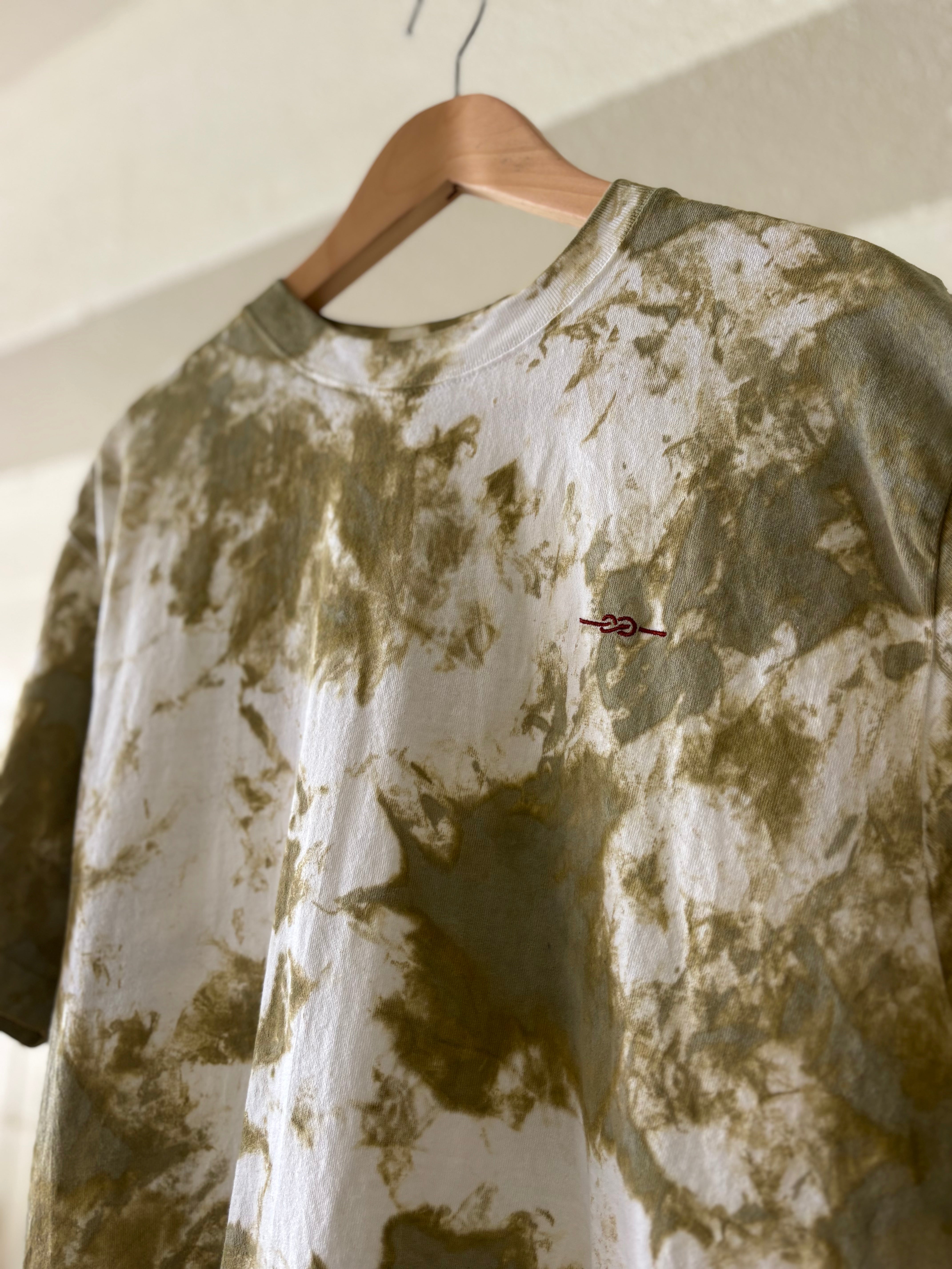 S/S T-shirt /  GRASS GREEN TIE-DYE