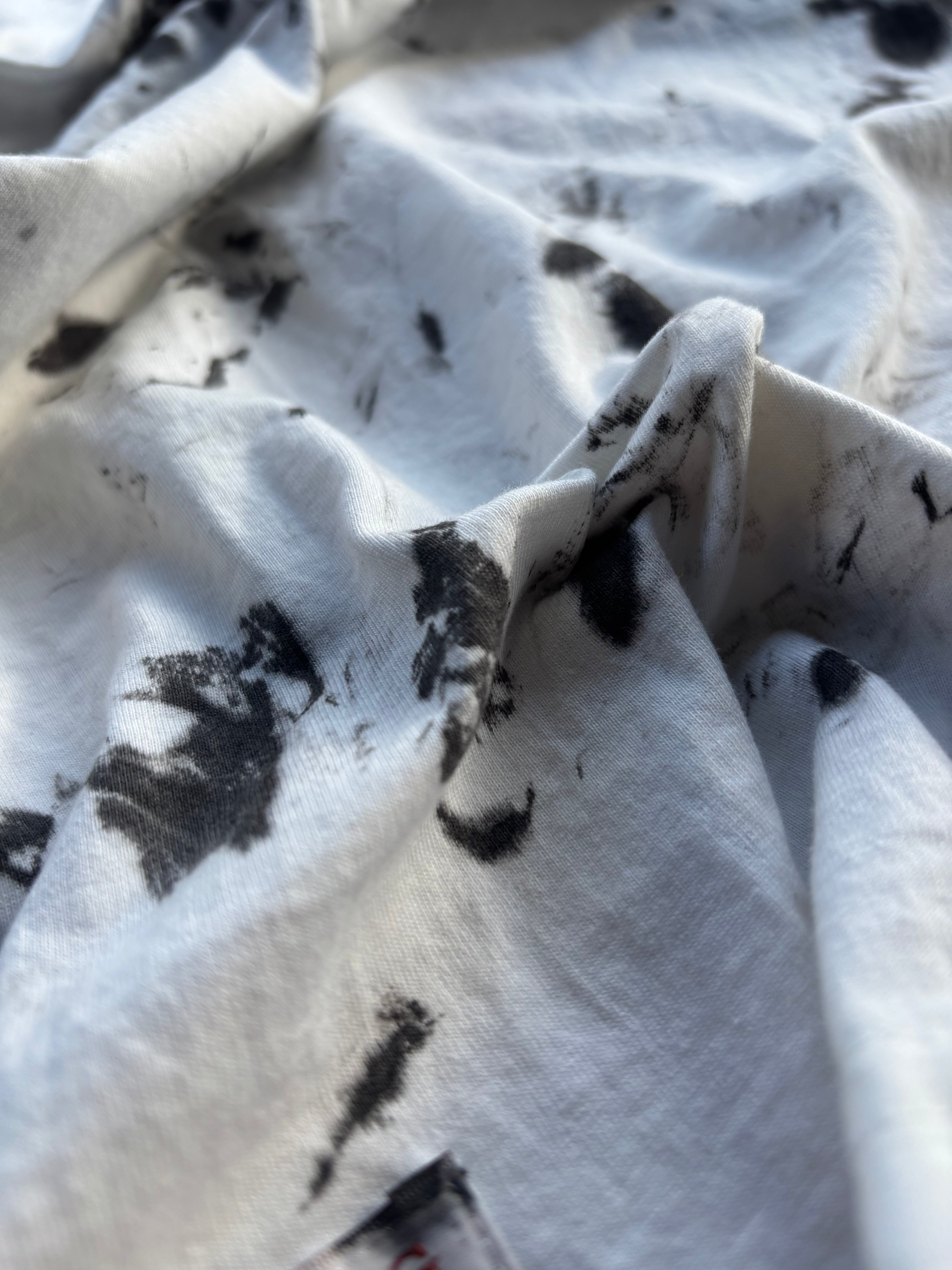 S/S T-shirt / CHARCOAL TIE-DYE