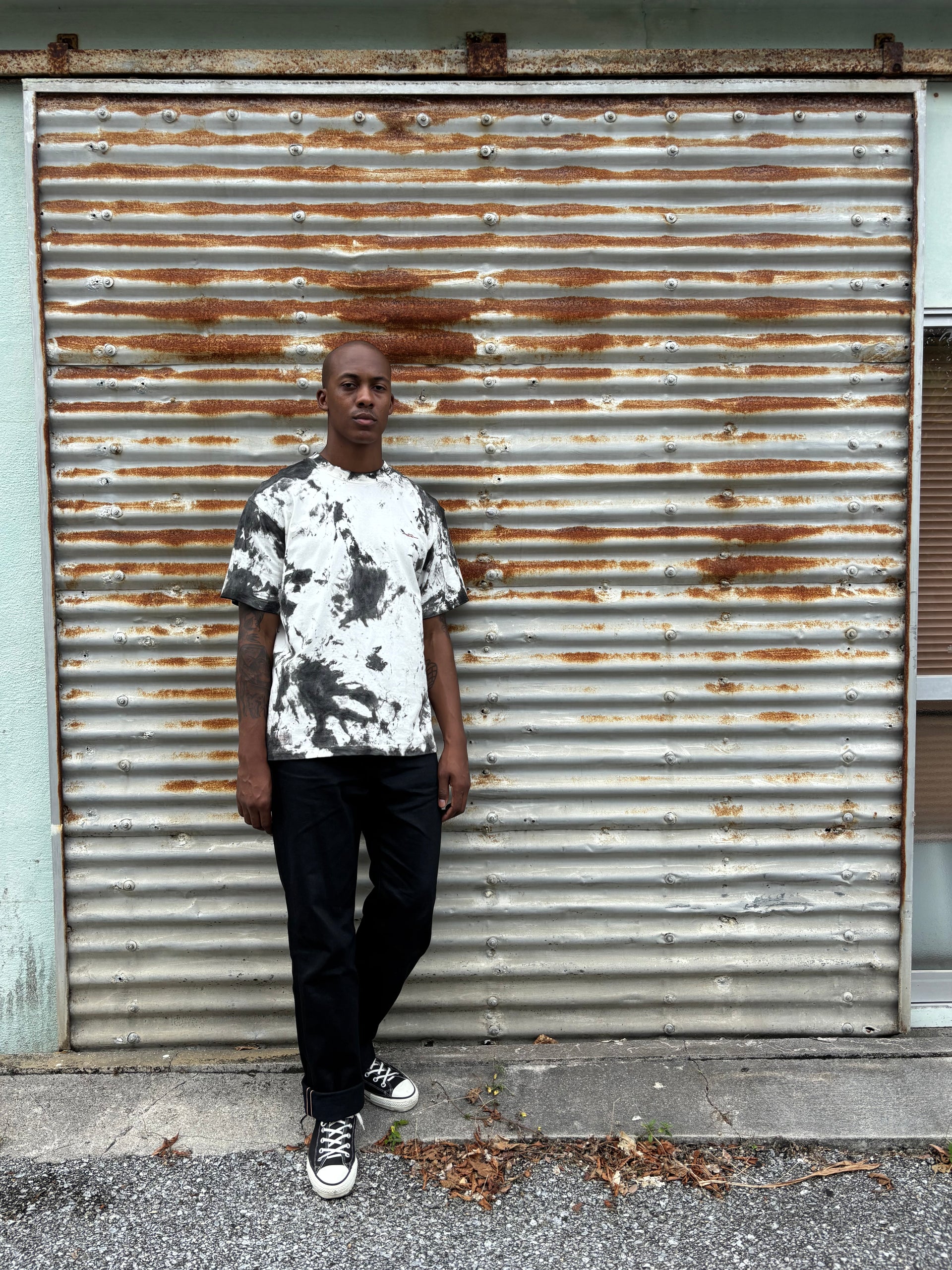 S/S T-shirt / SOOT TIE-DYE – IROS DYEING